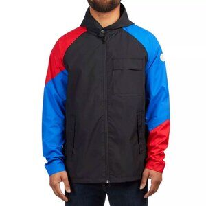 Mens Converse Cons Hunt Parka Jacket Black/Hyper Royal/Enamel Red Size L
